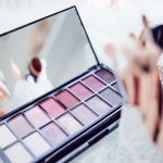 selective focus photography of eyeshadow palette